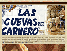 Tablet Screenshot of lascuevasdelcarnero.com
